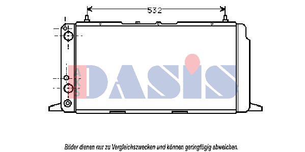 AKS DASIS Radiators, Motora dzesēšanas sistēma 480980N